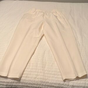 Alfred Dunner Cream Trousers